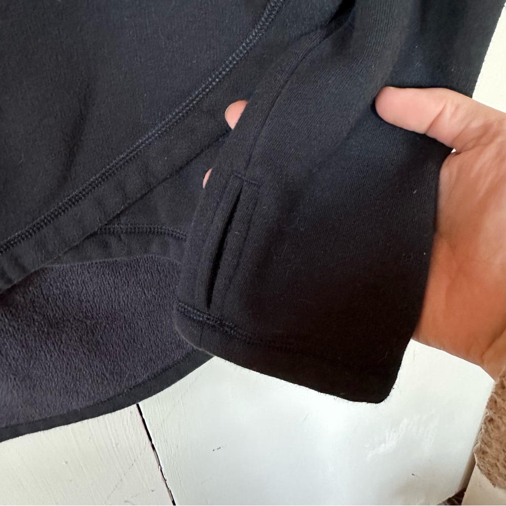 Athleta Black Cozy Karma Asymmetrical Pullover - Picture 5 of 13